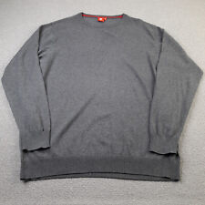 Engelbert Strauss Mens Jumper XL Grey Pullover Adult Sweater Crew Neck