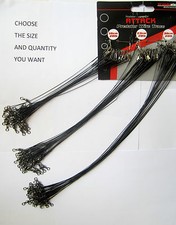 Wire Trace Black Fishing Pike