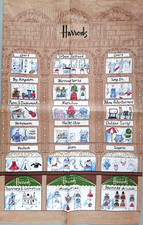 Harrods Store Image Tea Towel
