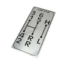 Agriline gear shift plate - shift,