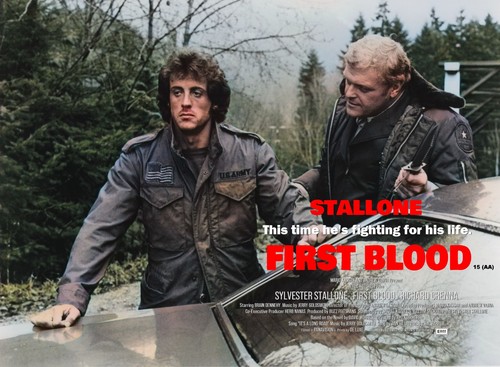 First blood 1982 quad poster - 1982,