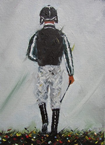 Jockey horse racing original - horse,