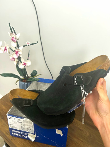 Birkenstock boston black - birkenstock,