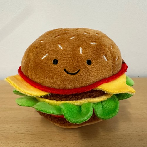 Burger plush soft toy - soft,