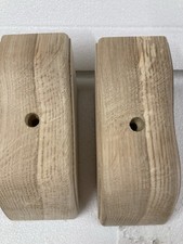Handmade Pair of Solid Oak