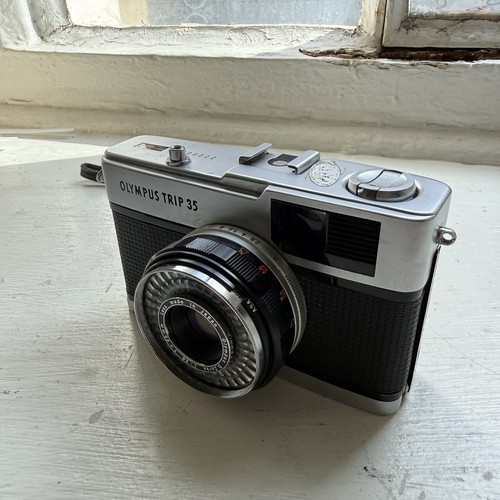Olympus trip silver black - olympus, silver/black