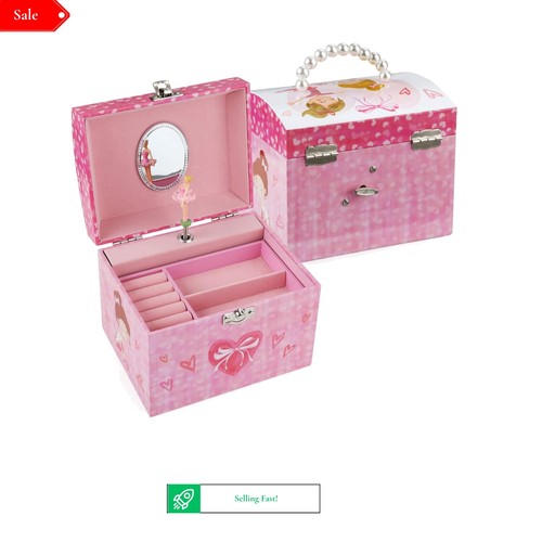Musical ballerina jewelry box - musical,
