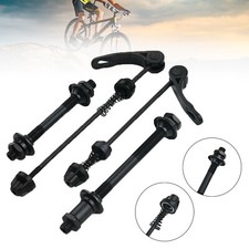 Axle Front & Rear Bike Wheel Spindle Cycle Quick Release MTB Mountain Bicycle UK