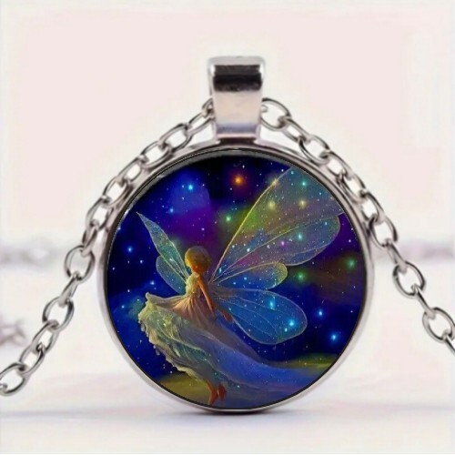 Cute fairy graphic round - cute,