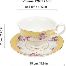 fanquare British Tea Cup and
