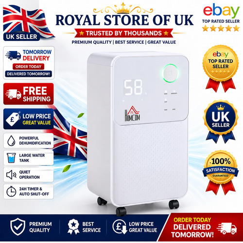 Homcom 12l day - portable, quiet