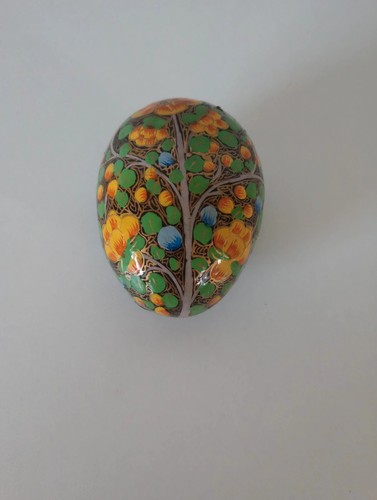 Egg trinket box paper - box, mache