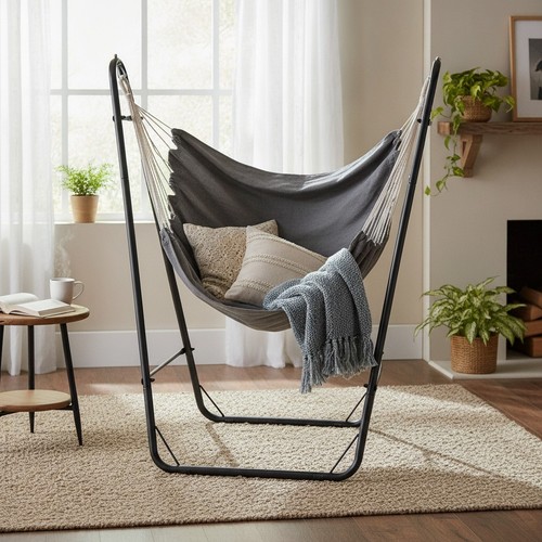 Hammock chair with stand grey - chair,