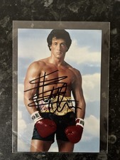 Signed sylvester stallone - signed,