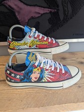 Converse Chuck Taylor DC Comics Wonder Woman Women's Size UK 6 Low Top Shoes