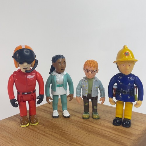 Vintage fireman sam toy action - sam,