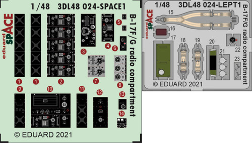 Eduard 3dl48024 48 - eduard, 1:48