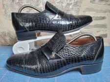 Grenson croc leather loafers - leather,