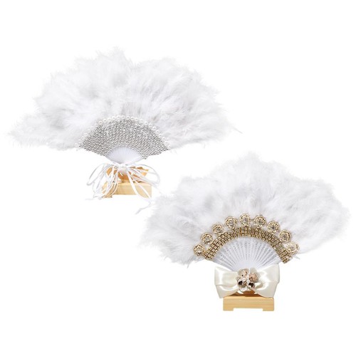 Nordic feather hand fans - hand,