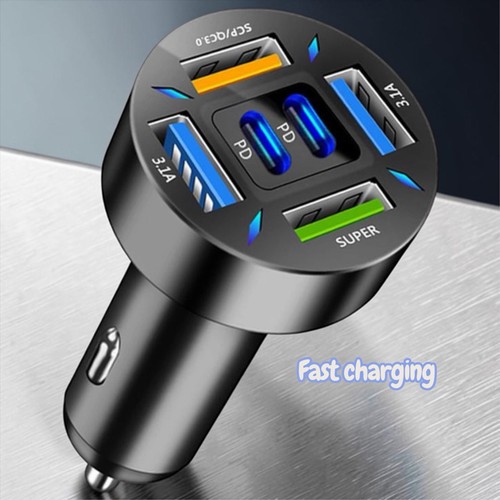 250w ports car charger fast - car,