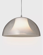 John Lewis House by John Lewis Morf Acrylic Dome Ceiling Light, Clear
