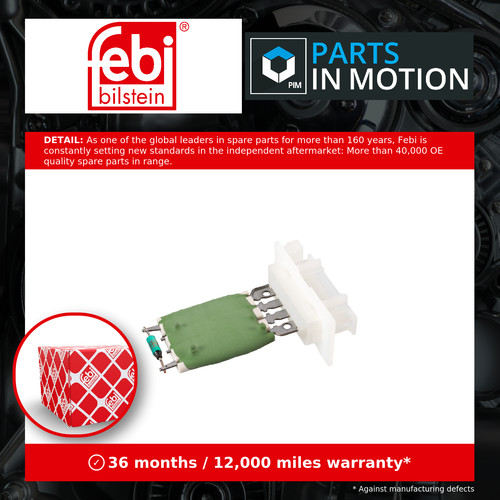Heater blower resistor fits - resistor,