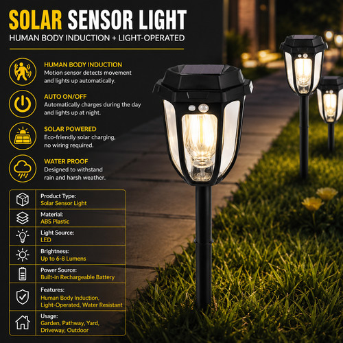 Solar sensor garden light - sensor,
