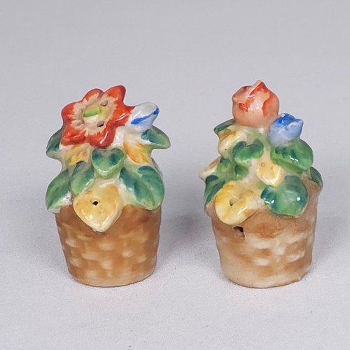 Vintage floral potted - vintage,