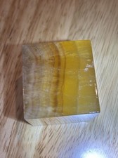 **Reduced** Yellow Fluorite Cube 188g 4cm