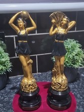 Vintage art deco spelter - vintage,