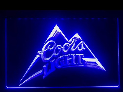 Coors light beer neon - beer,