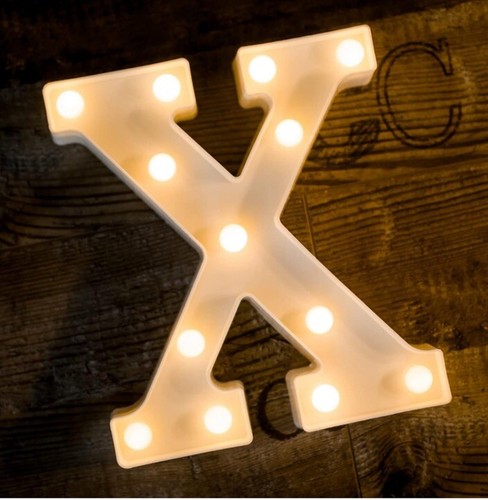 Large led light letter - large, up