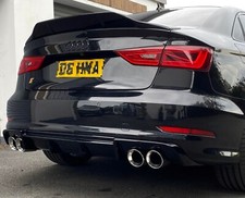 3.8" Exhaust Tips for Audi S3