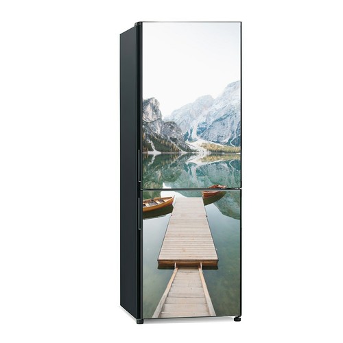 Removable decor fridge sticker - removable,