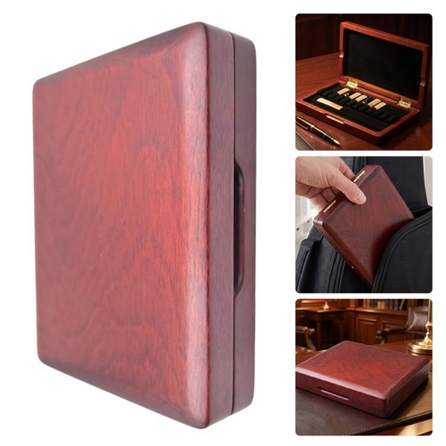 Compact wooden reed case for - wooden,