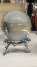 Glass Ball On Singer Stand