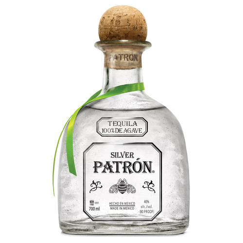 Patron silver tequila 70cl - silver,