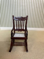 1:12th Scale Dolls House furniture, Rocking Chair SHF518