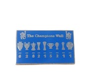 CHELSEA CHAMPION WALL  PIN BADGE FREE UK 48HR  POST