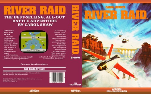 River raid colecovision cover - colecovision,