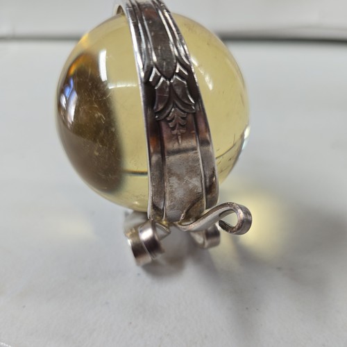 Fork snail sculpture w - 2", w/