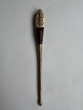 Vintage Willy Co Siam Brass Swizzle Stick / Cocktail Stirrer