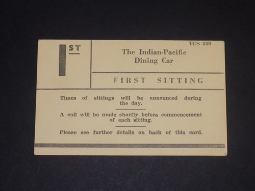 The indian pacific dining car - the,