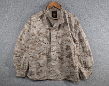 Genuine US Navy Marines Desert Marpat Camo MCCUU Insect Repellent Blouse M