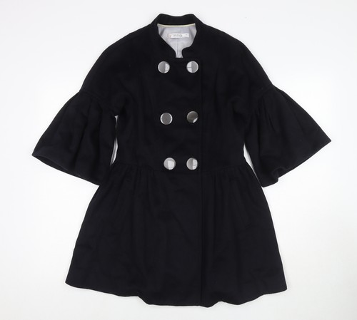 Jessica womens black pea coat - black,