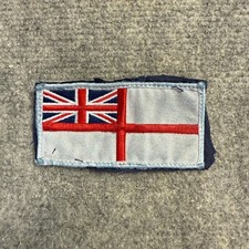 Royal Navy Ensign Submariner Embroidered Insignia Patch RN Surplus Issue Grade 2