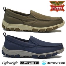 MENS MEMORY FOAM SLIP CASUAL COMFORT BOAT LOAFERS DRIVING WALKING SHOES TRAINERS