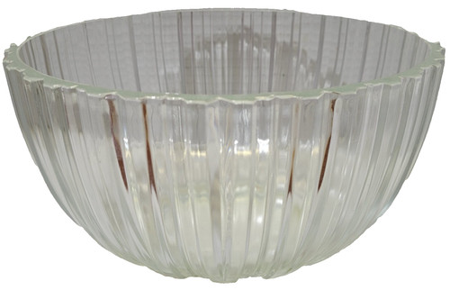 Italian ribbed glass - ribbed,