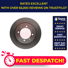2x Brake Discs Pair Solid fits