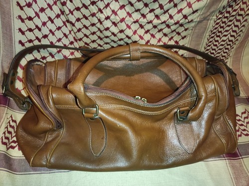 Large brown tan leather - large,